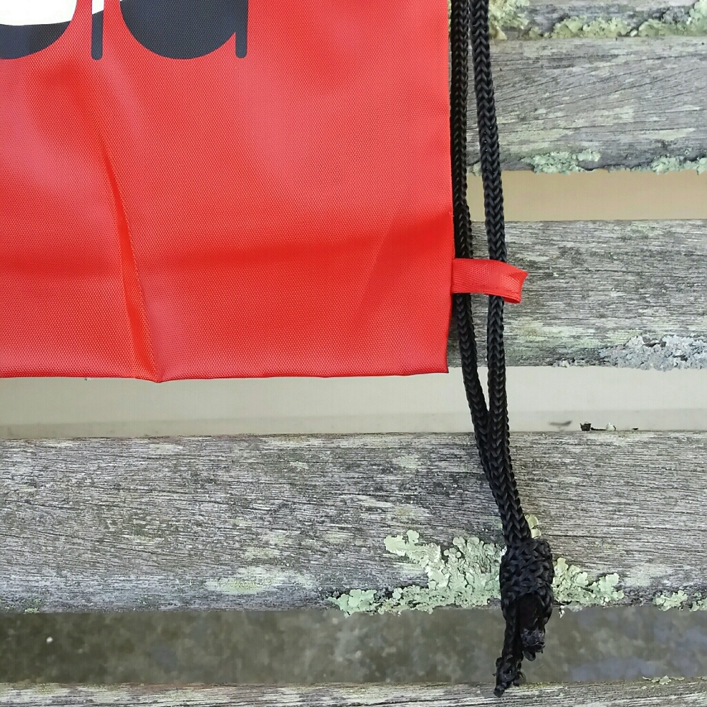 Last One Available | NWT Diadora Red Drawstring Sports Tote Bag - Picture 4 of 8